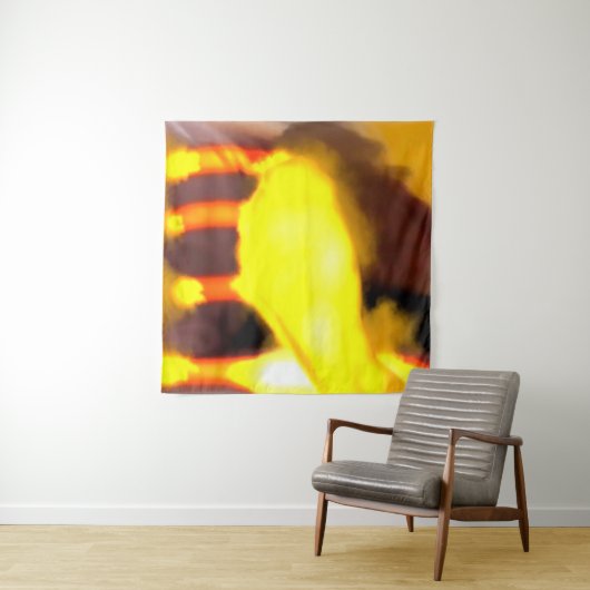 Creation of the dragon cat wandkleed (In Situ (horizontaal))