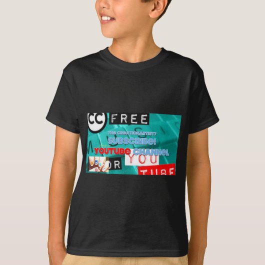 Creationkunstenaar7 Youtube Channel 326 T-shirt (Voorkant)