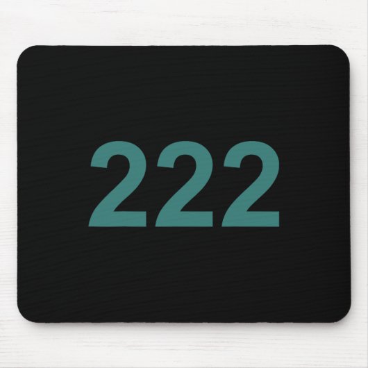 Creative 222 Design Kostuum Ideeën Co. Nummer 222 Muismat (Voorkant)