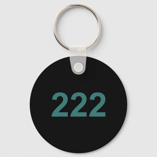 Creative 222 Design Kostuum Ideeën Co. Nummer 222 Sleutelhanger (Voorkant)