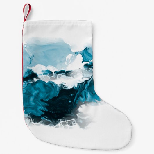 Creative abstract hand painted background, wallpap kleine kerstsok (Voorkant)