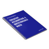 Creative Accounting & twijfelachtige Wiskunde Noti Notitieboek (Rechterzijde)