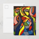 Creative African Art Briefkaart (Voorkant / Achterkant)