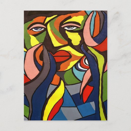 Creative African Art Briefkaart (Voorkant)