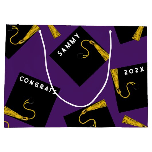 Creative Afstuderen 2025 Grote Geschenktas Groot Cadeauzakje (Achterkant)