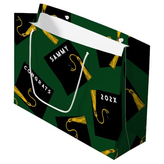 Creative Afstuderen 2025 Grote Geschenktas Groot Cadeauzakje (Voorkant Gekanteld)