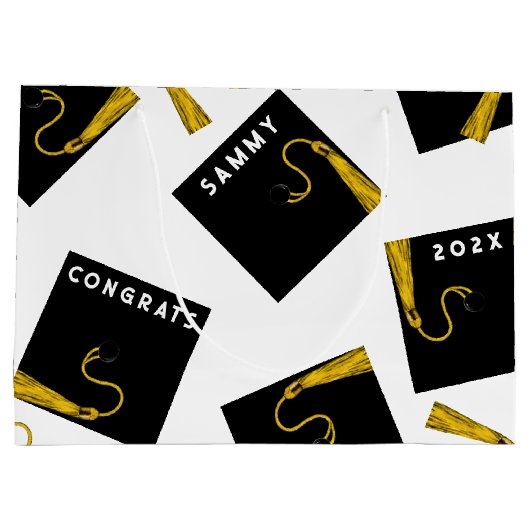 Creative Afstuderen 2025 Grote Geschenktas Groot Cadeauzakje (Achterkant)