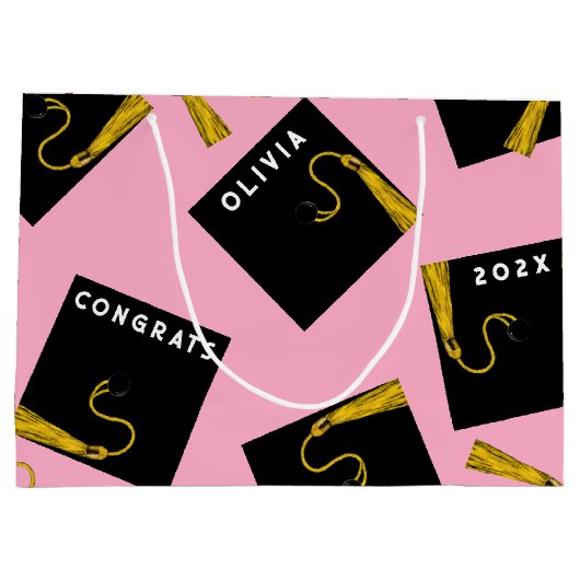 Creative Afstuderen 2025 Grote Geschenktas Groot Cadeauzakje (Achterkant)