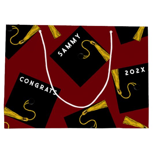 Creative Afstuderen 2025 Grote Geschenktas Groot Cadeauzakje (Achterkant)