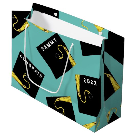 Creative Afstuderen 2025 Grote Geschenktas Groot Cadeauzakje (Voorkant Gekanteld)