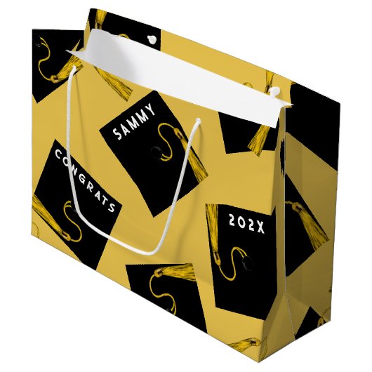 Creative Afstuderen 2025 Grote Geschenktas Groot Cadeauzakje (Voorkant Gekanteld)