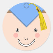 Creative Afstuderen Classic Round Sticker (Voorkant)