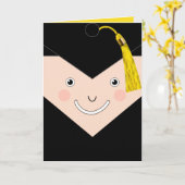 Creative Afstuderen Kaart (Gele Bloem)