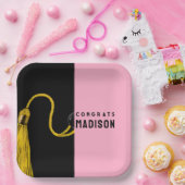 Creative Afstuderen Roze Papier Borden Papieren Bordje (Feest)