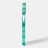 Creative Aqua Green Waterverf Lines Patroon Case-Mate iPhone Case (Achterkant / Rechts)