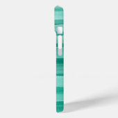 Creative Aqua Green Waterverf Lines Patroon Case-Mate iPhone Case (Achterkant / Links)