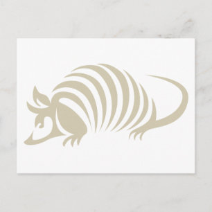 Creative Armadillo Illustratie Briefkaart