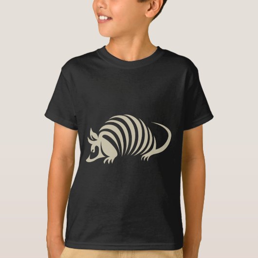 Creative Armadillo Illustratie T-shirt (Voorkant)