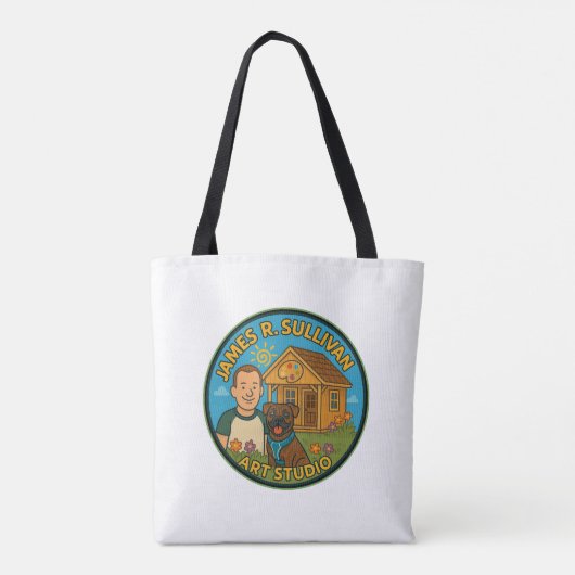 Creative Artist Canvas tas (Achterkant)