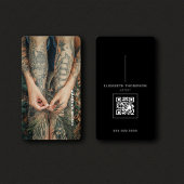 Creative Artist Custom Kunstwerk Foto met QR Code Visitekaartje