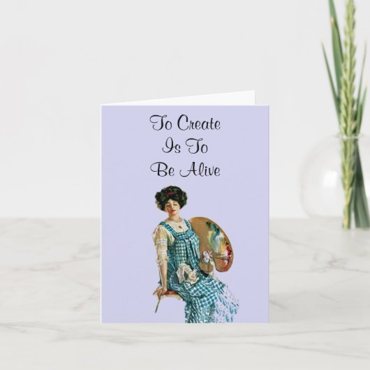 Creative Artist Note-Kaart Kaart (Voorkant)