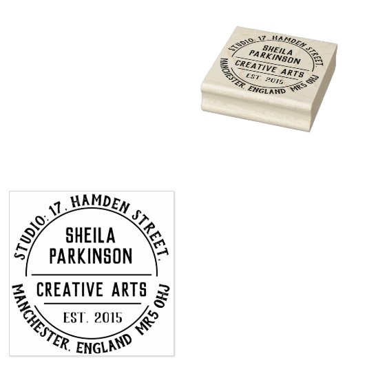 Creative Artist Rubber Stempel (Gestempeld)