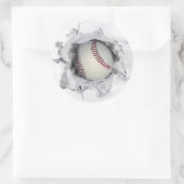 Creative Baseball Classic Round Sticker (Tas)