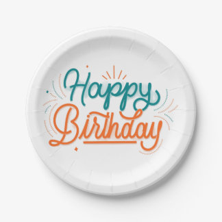Creative Birthday Paper-Bord Papieren Bordje