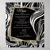 Creative Black and White Seamless Abstracts Poster (Voorkant)