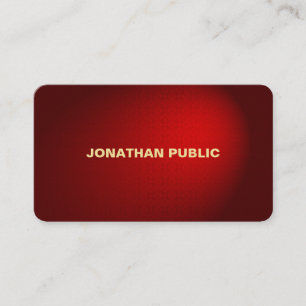 Creative Black Red Damask Professional Premium Visitekaartje