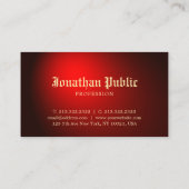 Creative Black Red Tattoo Art Artist Tattooist Visitekaartje (Achterkant)