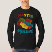 Creative Blocks Building Toys, Master Builder T-shirt (Voorkant)