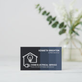 Creative Blue Layers Home Electric Circuit Wining Visitekaartje (Staand voorkant)