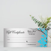 Creative Branches Cadeaucertificaat Uitnodigen (Staand voorkant)