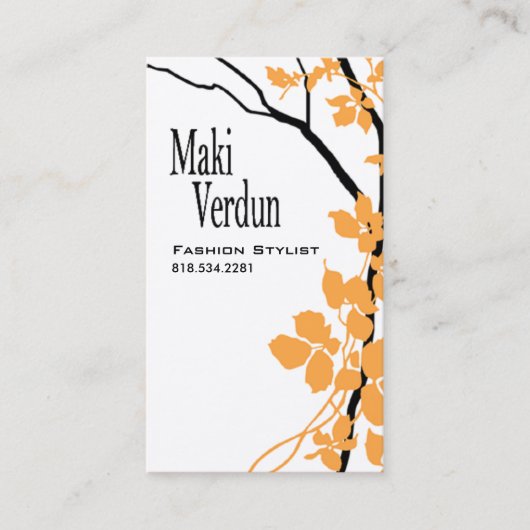 Creative Branches (Mode Stylist) Visitekaartje (Voorkant)