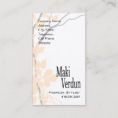 Creative Branches (Mode Stylist) Visitekaartje (Achterkant)