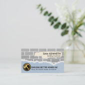 Creative Brick Masonry Works Construction Builder Visitekaartje (Staand voorkant)