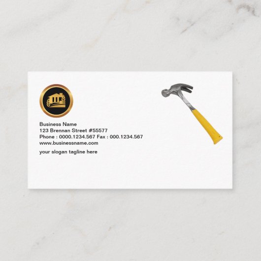 Creative Brickwork and Plaster Construction Visitekaartje (Achterkant)