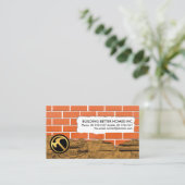 Creative Brickwork Masonry Plastering Works Visitekaartje (Staand voorkant)