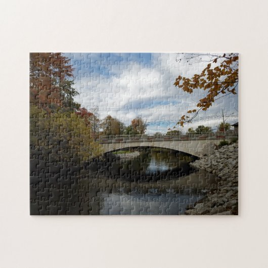 Creative bridge water sky foto puzzel puzzel legpuzzel (Horizontaal)