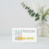 Creative Bright Down Lights Electrical Service Visitekaartje (Staand voorkant)