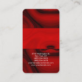 Creative Brown Abstract Modern Elegant Visitekaartje (Achterkant)