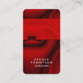 Creative Brown Abstract Modern Elegant Visitekaartje (Voorkant)