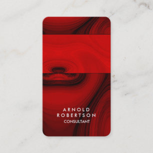 Creative Brown Abstract Modern Elegant Visitekaartje