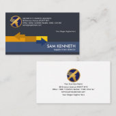 Creative Brown Arrow Highway Air Freight Visitekaartje (Voorkant / Achterkant)