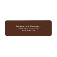 Creative Brown Plain Elegant Simple
