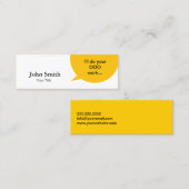 Creative Bubble Professional Mini Visitekaartje (Voorkant / Achterkant)