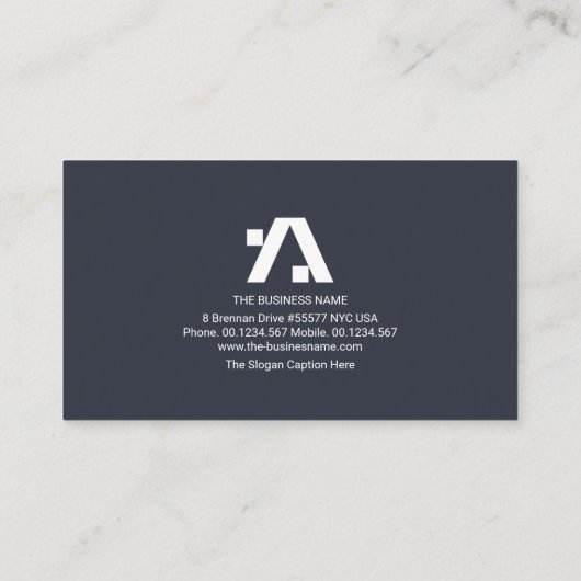 Creative Building A-Lijst Construction Builder Visitekaartje (Achterkant)