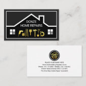 Creative Building Frame Handyman Tools Visitekaartje (Voorkant / Achterkant)