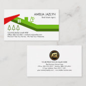 Creative Building Home Landscape Realtor Visitekaartje (Voorkant / Achterkant)